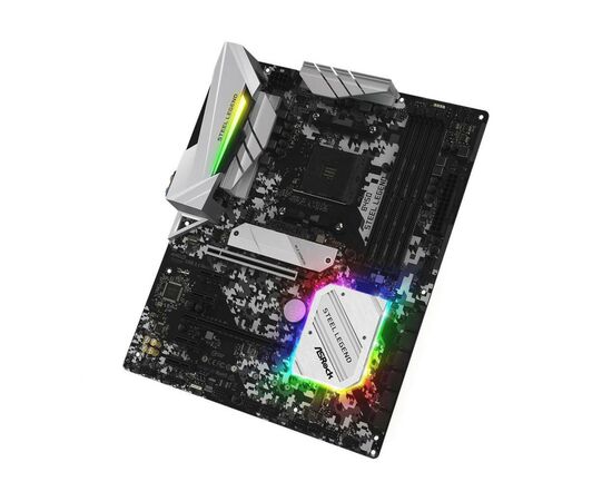 Материнская плата ASRock B450 STEEL LEGEND, изображение 3 Материнская плата ASRock B450 STEEL LEGEND, изображение 3