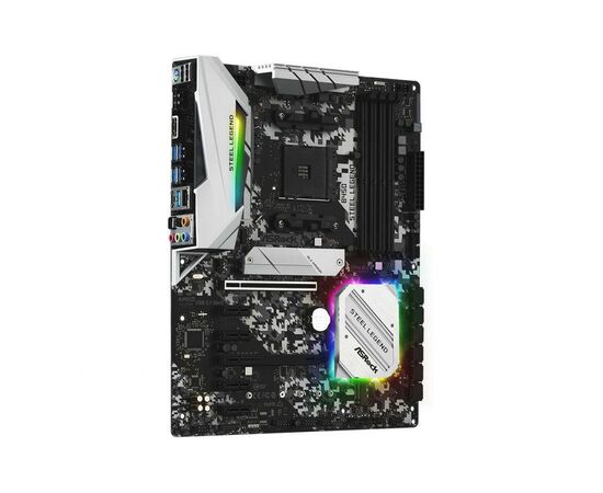 Материнская плата ASRock B450 STEEL LEGEND, изображение 4 Материнская плата ASRock B450 STEEL LEGEND, изображение 4