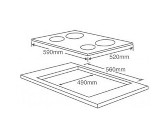 Варочная поверхность Interline SHC 266 SPT BA, изображение 4