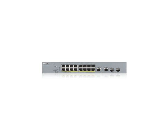 Коммутатор сетевой ZyXel GS1350-18HP-EU0101F, изображение 2 Коммутатор сетевой ZyXel GS1350-18HP-EU0101F, изображение 2