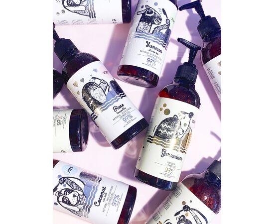 Гель для душу Yope Geranium 400 мл (5900168908215), зображення 5 Гель для душу Yope Geranium 400 мл (5900168908215), зображення 5