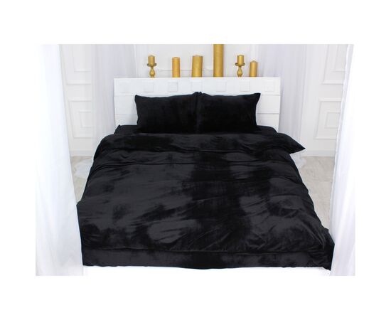 Постільна білизна MirSon Велюр Winter Frost 28-0007 Black Velvet Односпальний (2200004000305), зображення 3 Постільна білизна MirSon Велюр Winter Frost 28-0007 Black Velvet Односпальний (2200004000305), зображення 3