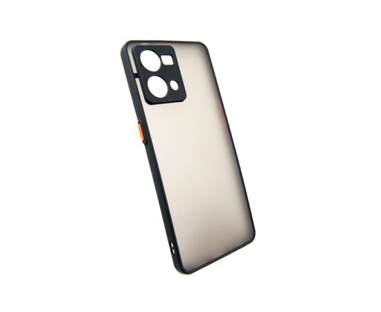 Чехол для моб. телефона Dengos Matte OPPO Reno 7 (black) (DG-TPU-MATT-111), изображение 2 Чехол для моб. телефона Dengos Matte OPPO Reno 7 (black) (DG-TPU-MATT-111), изображение 2