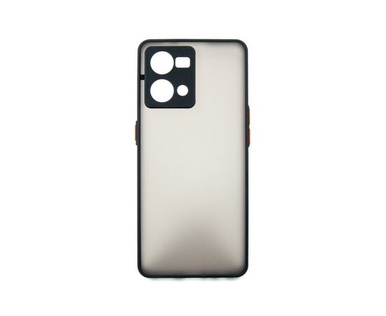 Чохол до моб. телефона Dengos Matte OPPO Reno 7 (black) (DG-TPU-MATT-111)