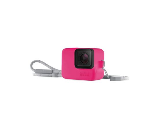 Аксессуар к экшн-камерам GoPro SleeveLanyard (Electric Pink) (ACSST-011), изображение 4 Аксессуар к экшн-камерам GoPro SleeveLanyard (Electric Pink) (ACSST-011), изображение 4