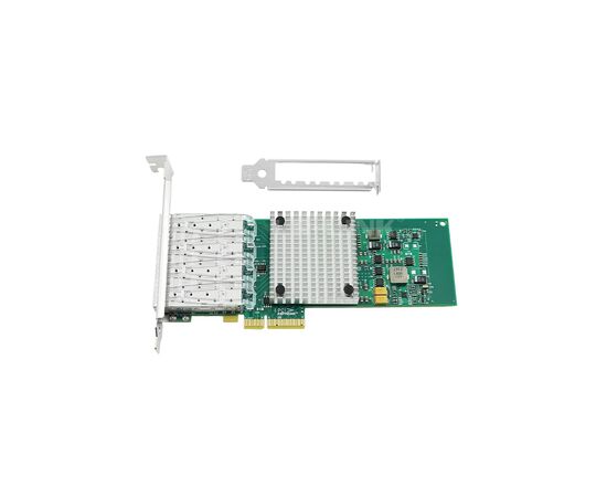 Сетевая карта LR-Link 4x1GB SFP 4xPCIE Intel I350 (LREC9714HF-4SFP), изображение 2 Сетевая карта LR-Link 4x1GB SFP 4xPCIE Intel I350 (LREC9714HF-4SFP), изображение 2
