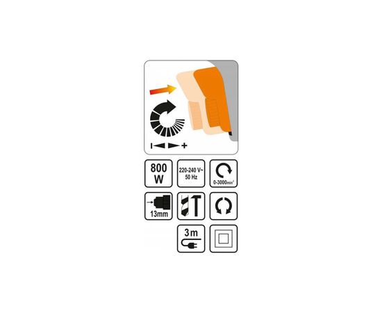 Дрель Sthor 78997, изображение 4 Дрель Sthor 78997, изображение 4