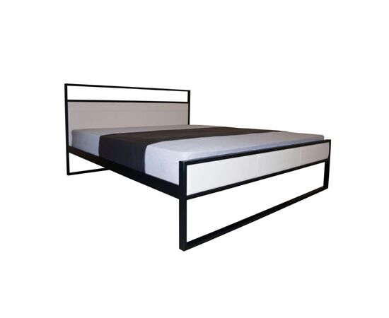 Кровать Eagle NARVA 1400х2000 black/white (E3698), изображение 2 Кровать Eagle NARVA 1400х2000 black/white (E3698), изображение 2