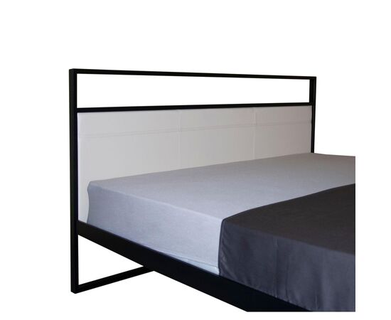 Кровать Eagle NARVA 1400х2000 black/white (E3698), изображение 3 Кровать Eagle NARVA 1400х2000 black/white (E3698), изображение 3