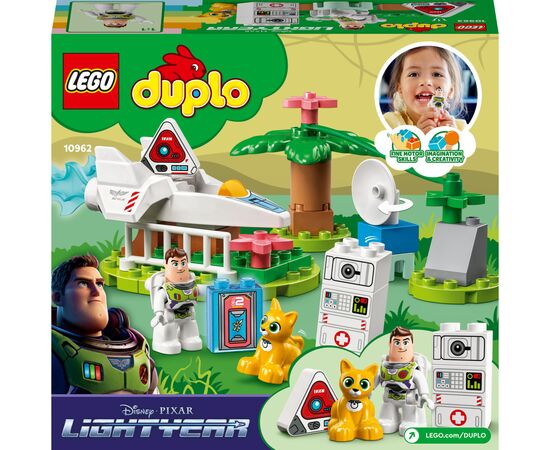 Конструктор LEGO DUPLO Disney Базз Спаситель и космическая миссия (10962), изображение 10 Конструктор LEGO DUPLO Disney Базз Спаситель и космическая миссия (10962), изображение 10