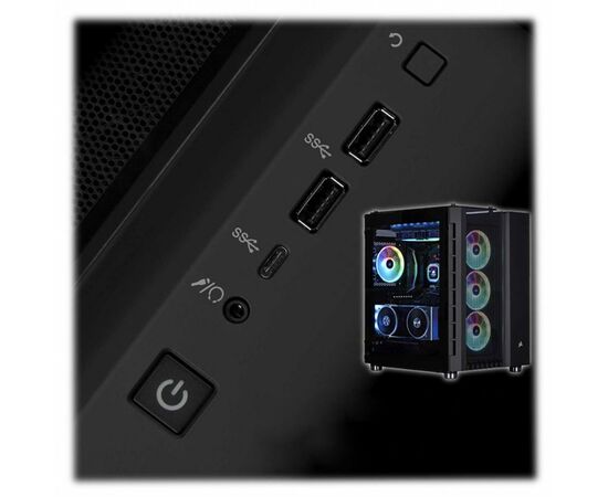 Корпус Corsair Crystal 680X RGB Black (CC-9011168-WW), изображение 6