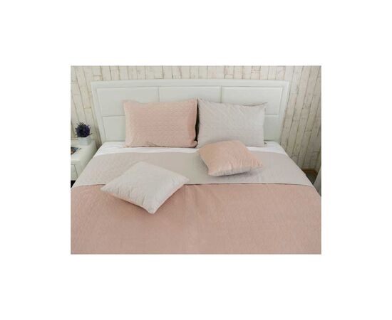 Покрывало Руно двухстороннее VeLour Миндальное 150х220 см (360.55_Almond), изображение 5 Покрывало Руно двухстороннее VeLour Миндальное 150х220 см (360.55_Almond), изображение 5