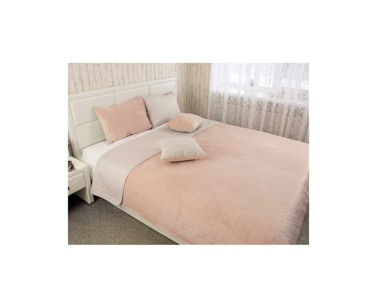 Покривало Руно двостороннє VeLour Мигдальне 150х220 см (360.55_Almond)