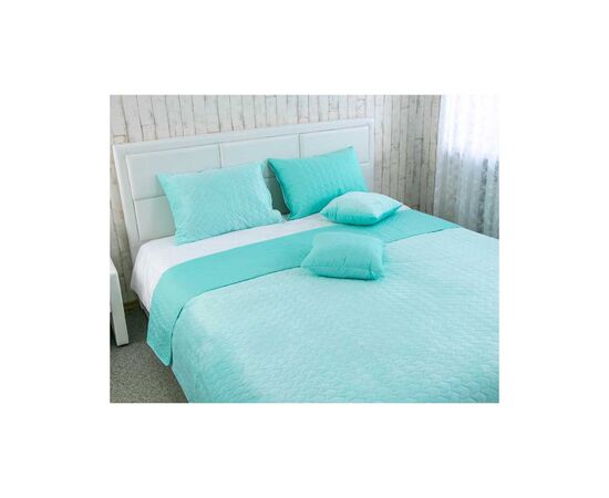 Покривало Руно двостороннє VeLour Ментолове 220х240 см (330.55_Tiffany)