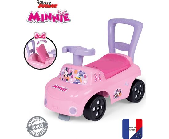 Чудомобиль Smoby Минни Маус Розовая (720532), изображение 2 Чудомобиль Smoby Минни Маус Розовая (720532), изображение 2