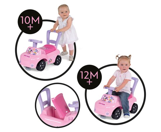 Чудомобиль Smoby Минни Маус Розовая (720532), изображение 3 Чудомобиль Smoby Минни Маус Розовая (720532), изображение 3