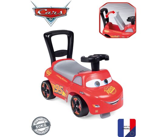 Чудомобиль Smoby Тачки Красная (720534), изображение 2 Чудомобиль Smoby Тачки Красная (720534), изображение 2