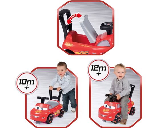 Чудомобиль Smoby Тачки Красная (720534), изображение 3 Чудомобиль Smoby Тачки Красная (720534), изображение 3