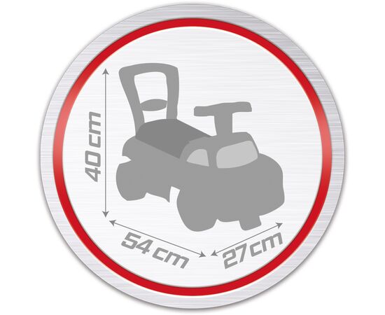 Чудомобиль Smoby Тачки Красная (720534), изображение 4 Чудомобиль Smoby Тачки Красная (720534), изображение 4