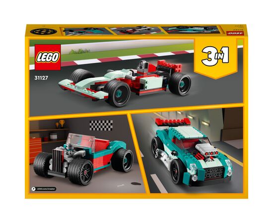 Конструктор LEGO Creator Уличная гонка 258 деталей (31127), изображение 10 Конструктор LEGO Creator Уличная гонка 258 деталей (31127), изображение 10