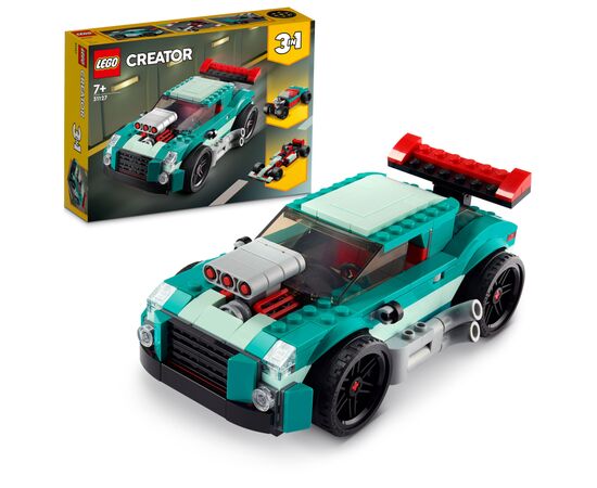 Конструктор LEGO Creator Уличная гонка 258 деталей (31127), изображение 2 Конструктор LEGO Creator Уличная гонка 258 деталей (31127), изображение 2