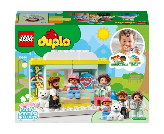 Конструктор LEGO DUPLO Town Похід до лікаря 34 деталі (10968), зображення 10 Конструктор LEGO DUPLO Town Похід до лікаря 34 деталі (10968), зображення 10