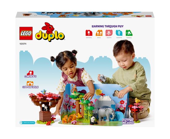 Конструктор LEGO DUPLO Town Дикі тварини Азії 117 деталей (10974), зображення 10 Конструктор LEGO DUPLO Town Дикі тварини Азії 117 деталей (10974), зображення 10