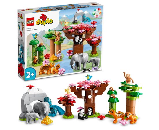 Конструктор LEGO DUPLO Town Дикі тварини Азії 117 деталей (10974), зображення 2 Конструктор LEGO DUPLO Town Дикі тварини Азії 117 деталей (10974), зображення 2