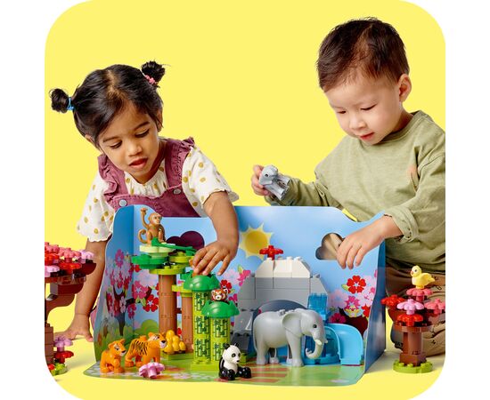 Конструктор LEGO DUPLO Town Дикі тварини Азії 117 деталей (10974), зображення 3 Конструктор LEGO DUPLO Town Дикі тварини Азії 117 деталей (10974), зображення 3