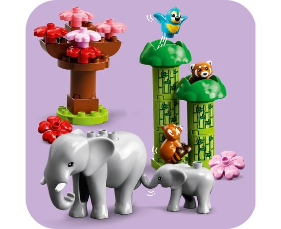 Конструктор LEGO DUPLO Town Дикі тварини Азії 117 деталей (10974), зображення 4 Конструктор LEGO DUPLO Town Дикі тварини Азії 117 деталей (10974), зображення 4