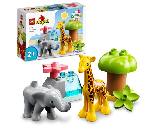 Конструктор LEGO DUPLO Town Дикие животные Африки 10 деталей (10971), изображение 2 Конструктор LEGO DUPLO Town Дикие животные Африки 10 деталей (10971), изображение 2