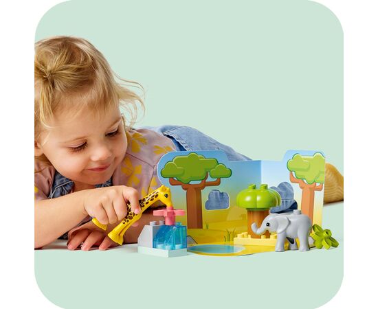 Конструктор LEGO DUPLO Town Дикие животные Африки 10 деталей (10971), изображение 4 Конструктор LEGO DUPLO Town Дикие животные Африки 10 деталей (10971), изображение 4