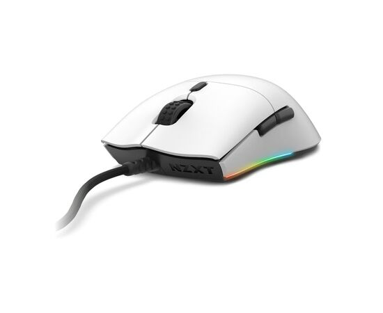 Мышка NZXT LIFT Wired Mouse Ambidextrous USB White (MS-1WRAX-WM), изображение 4 Мышка NZXT LIFT Wired Mouse Ambidextrous USB White (MS-1WRAX-WM), изображение 4