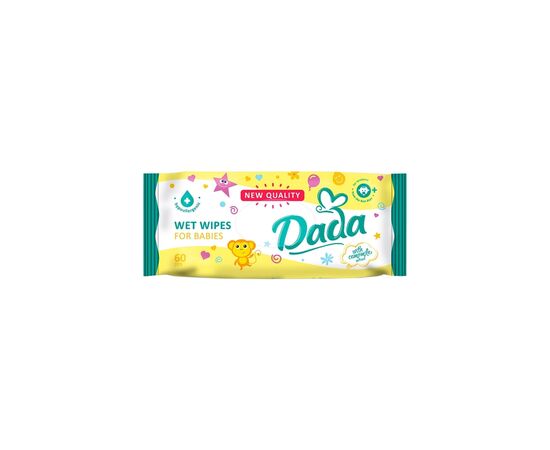 Дитячі вологі серветки Dada з екстрактом ромашки, 60 шт (4820174980382)
