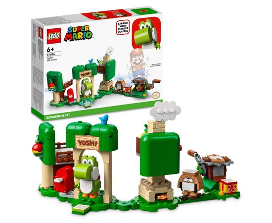 Конструктор LEGO Super Mario Дополнительный набор «Дом подарков Йоши» (71406), изображение 2 Конструктор LEGO Super Mario Дополнительный набор «Дом подарков Йоши» (71406), изображение 2