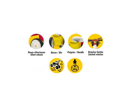 Беговел Smoby Toys Микки Маус. Рокки (721404), изображение 6 Беговел Smoby Toys Микки Маус. Рокки (721404), изображение 6