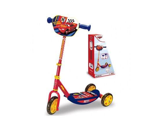 Самокат Smoby Toys Тачки з металевою рамою Триколісний (750114), зображення 4