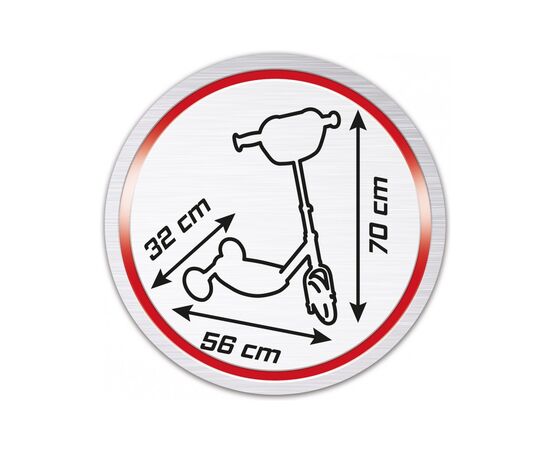 Самокат Smoby Toys Тачки з металевою рамою Триколісний (750114), зображення 5