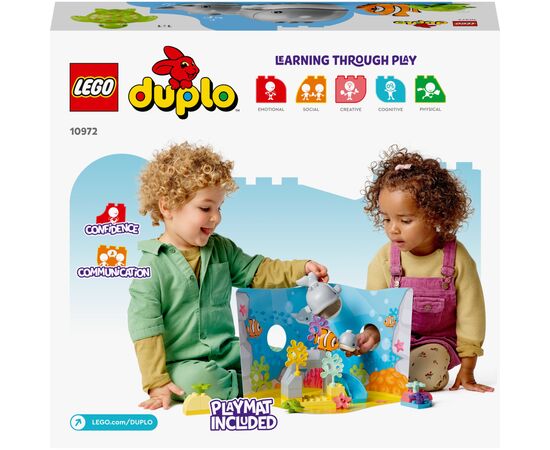 Конструктор LEGO DUPLO Town Дикі тварини океану 32 деталей (10972), зображення 10 Конструктор LEGO DUPLO Town Дикі тварини океану 32 деталей (10972), зображення 10