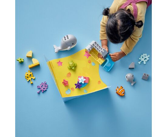 Конструктор LEGO DUPLO Town Дикі тварини океану 32 деталей (10972), зображення 5 Конструктор LEGO DUPLO Town Дикі тварини океану 32 деталей (10972), зображення 5
