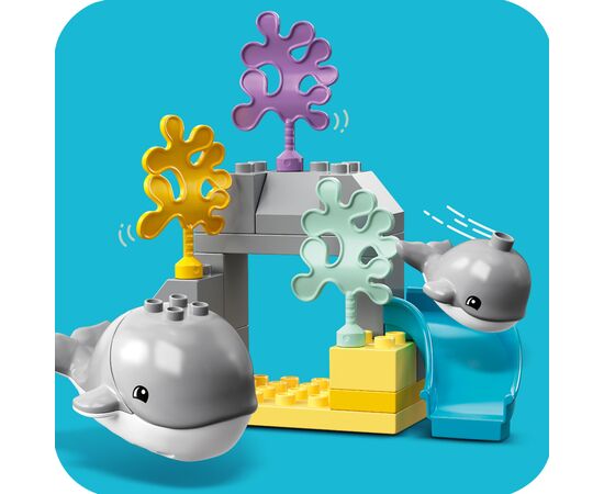 Конструктор LEGO DUPLO Town Дикі тварини океану 32 деталей (10972), зображення 7 Конструктор LEGO DUPLO Town Дикі тварини океану 32 деталей (10972), зображення 7