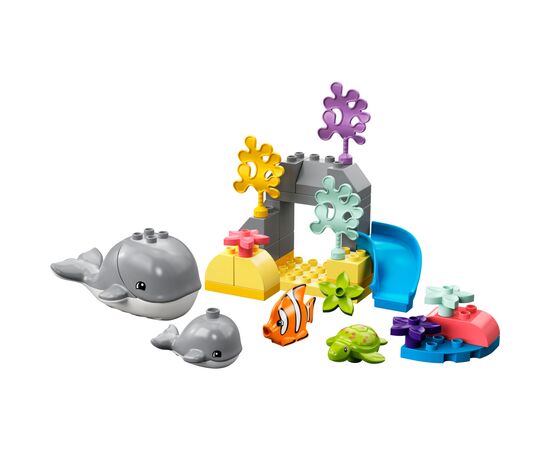 Конструктор LEGO DUPLO Town Дикі тварини океану 32 деталей (10972), зображення 9 Конструктор LEGO DUPLO Town Дикі тварини океану 32 деталей (10972), зображення 9