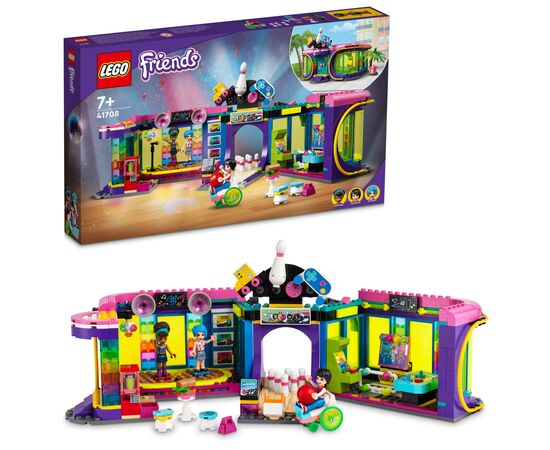 Конструктор LEGO Friends Диско-аркада на роликах 642 деталей (41708), изображение 2 Конструктор LEGO Friends Диско-аркада на роликах 642 деталей (41708), изображение 2