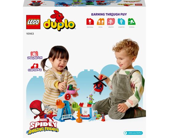 Конструктор LEGO DUPLO Super Heroes Людина-Павук і друзі: Пригоди на ярмарку 41 деталь (10963), зображення 10 Конструктор LEGO DUPLO Super Heroes Людина-Павук і друзі: Пригоди на ярмарку 41 деталь (10963), зображення 10