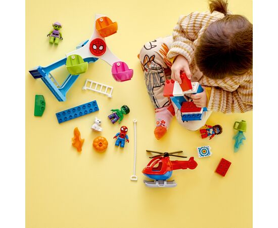 Конструктор LEGO DUPLO Super Heroes Людина-Павук і друзі: Пригоди на ярмарку 41 деталь (10963), зображення 3 Конструктор LEGO DUPLO Super Heroes Людина-Павук і друзі: Пригоди на ярмарку 41 деталь (10963), зображення 3