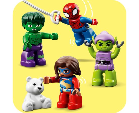 Конструктор LEGO DUPLO Super Heroes Людина-Павук і друзі: Пригоди на ярмарку 41 деталь (10963), зображення 8 Конструктор LEGO DUPLO Super Heroes Людина-Павук і друзі: Пригоди на ярмарку 41 деталь (10963), зображення 8