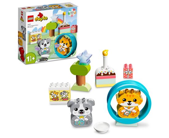 Конструктор LEGO DUPLO My First Моє перше цуценя та кошеня зі звуками 22 деталей (10977), зображення 2 Конструктор LEGO DUPLO My First Моє перше цуценя та кошеня зі звуками 22 деталей (10977), зображення 2