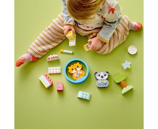 Конструктор LEGO DUPLO My First Моє перше цуценя та кошеня зі звуками 22 деталей (10977), зображення 4 Конструктор LEGO DUPLO My First Моє перше цуценя та кошеня зі звуками 22 деталей (10977), зображення 4