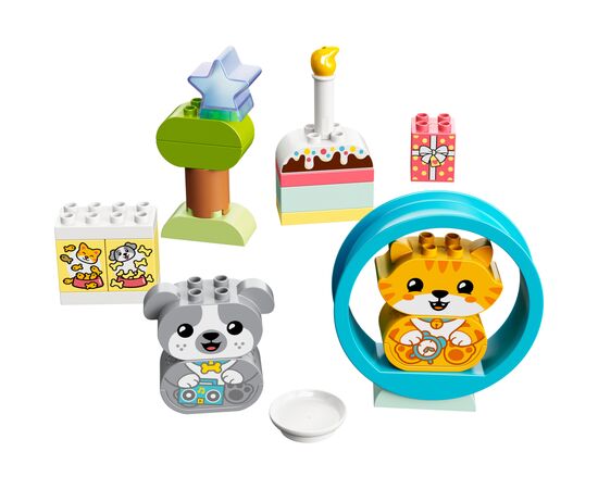Конструктор LEGO DUPLO My First Моє перше цуценя та кошеня зі звуками 22 деталей (10977), зображення 9 Конструктор LEGO DUPLO My First Моє перше цуценя та кошеня зі звуками 22 деталей (10977), зображення 9