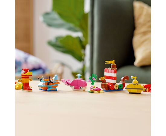 Конструктор LEGO Classic Творческое веселье в океане 333 детали (11018), изображение 5 Конструктор LEGO Classic Творческое веселье в океане 333 детали (11018), изображение 5